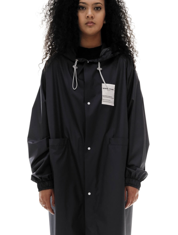 Black rivet clearance raincoat